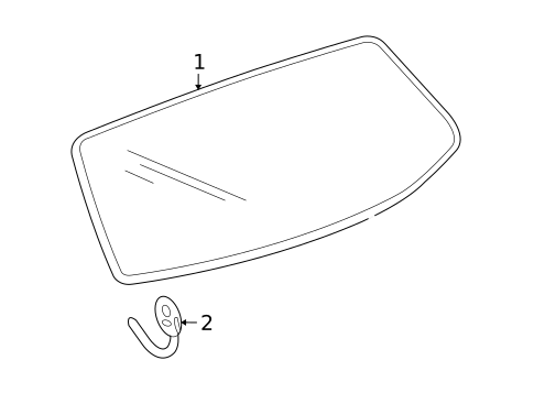 Glass & Hardware - Back for 2007 Chevrolet Monte Carlo #0
