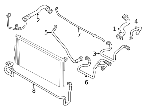Hoses & Pipes for 2013 BMW 528i xDrive #1
