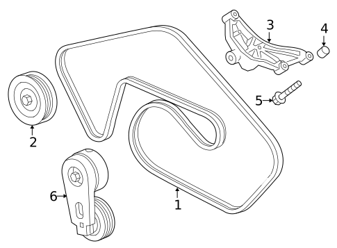 Belts & Pulleys for 2022 Land Rover Defender 90 #4