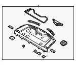 85610F2030TRY - Body: Pkg Tray Trim for Hyundai Image