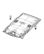 68591014AA - Electrical: Speaker for Ram: 1500, 2500, 3500 Image
