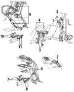 F4DZ54611B08BB - Electrical: Retractor Assembly for Ford: Taurus | Mercury: Sable Image