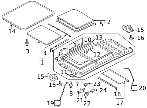 Sunroof for 2016 Audi Q3 #0