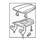 83405TZ3A01ZA - : Armrest for Acura Image