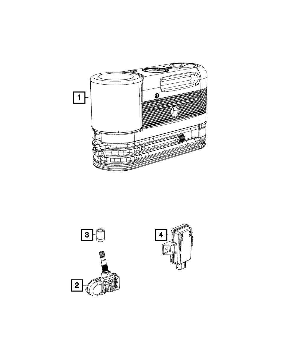 Emergency Kit for Tire Repair - Mopar (82214295)