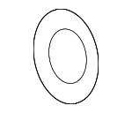 99610680105 - Cooling System: Radiator O-Ring for Porsche: 718 Boxster, 718 Cayman, 718 Spyder, 911, Boxster, Cayman, Panamera Image