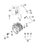 68171499AA - Clutch: Brake Tube Clip for Mopar Image image