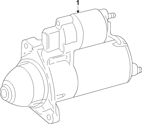 Starter for 2014 Ford Transit Connect #1