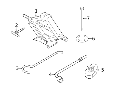 Jack & Components for 2014 Mazda 5 #0