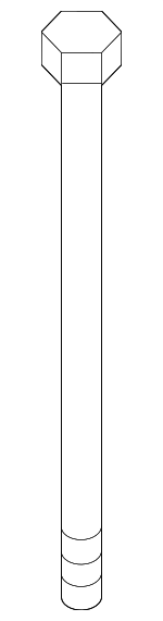 C23Y56514A - : Spare Tire Retainer Bolt for Mazda: 5 Image