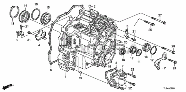 AT Transmission Case for 2009 Acura TSX #0
