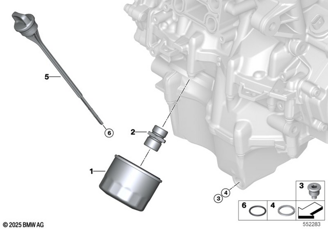 11428562889 - Engine: Oil Filter -  for BMW-Motorrad Image