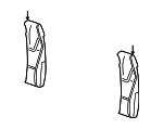 20809934 - Body: Seat Back Pad for Pontiac: G6 Image