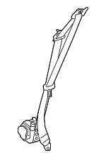 541123584AAM - : Lap &amp; Shoulder Belt for Jaguar: XF Image