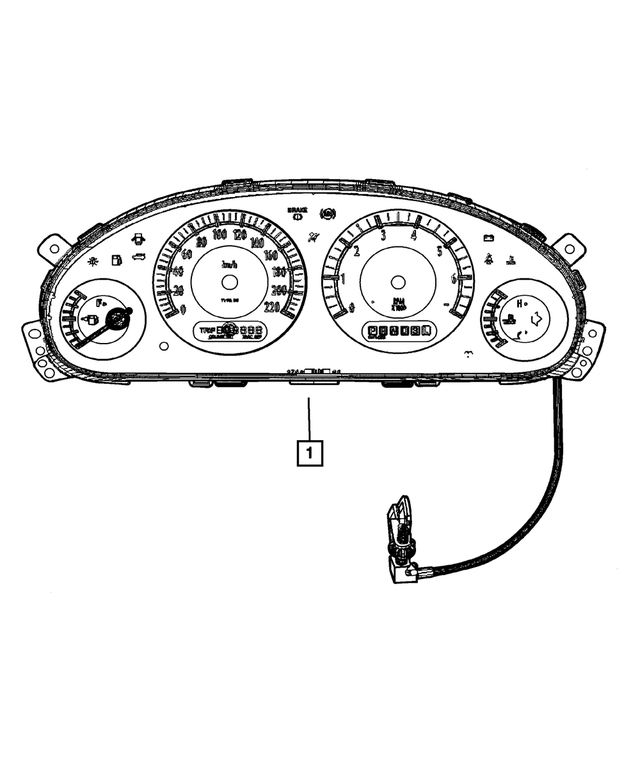 « 5082406AI –  : Pan Instr Grp Instr pour Mopar Image »