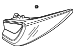 33500TYAA02 - Electrical: Tail Lamp for Acura Image