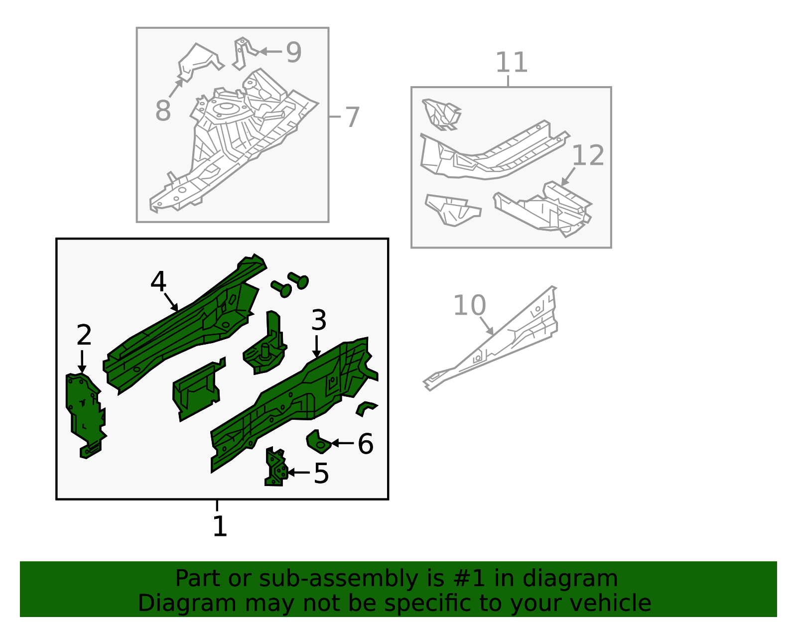 D67N-54-31X - Frame Side Member Assembly Mazda Parts.US