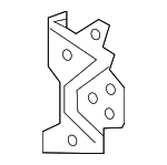 D10E5312X - Body: Front Bracket for Mazda: CX-3 Image