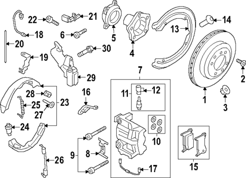 Parking Brake for 2024 Porsche Cayenne #1