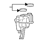 ZZCA15350 - Cooling System: Reservoir for Mazda: Tribute Image