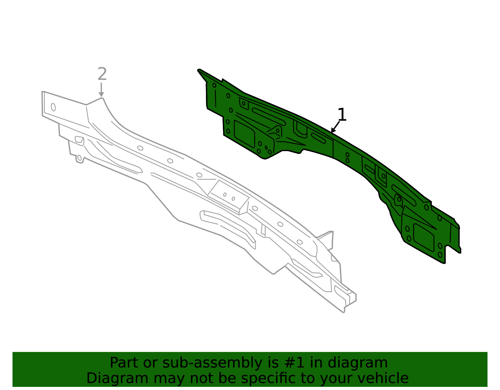 FT4Z-5840320-B - Rear Body Panel 2015-2024 Ford Edge | Ford Parts