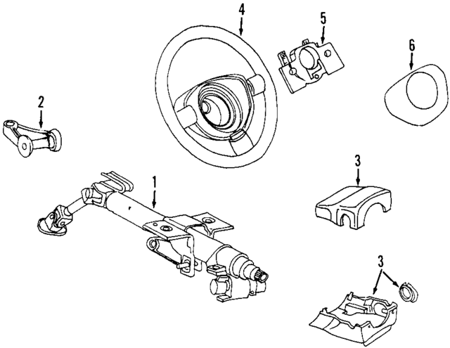 1C0419091P8PT - : Steering Wheel for Volkswagen Image