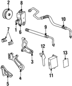 24571506 - Steering: Pulley for Buick: Skylark | Chevrolet: Beretta | Oldsmobile: Achieva, Calais, Cutlass Calais, Cutlass Supreme | Pontiac: Grand Am, Grand Prix Image