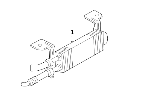 Trans Oil Cooler for 2001 Ford Focus #0