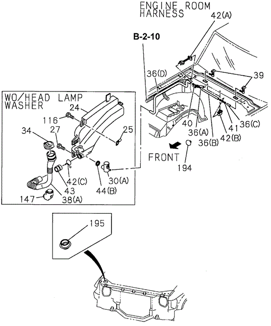 Windshield Washer for 1997 Acura SLX #0