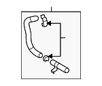 L5181518YD - Cooling System: Rear Hose for Mazda Image