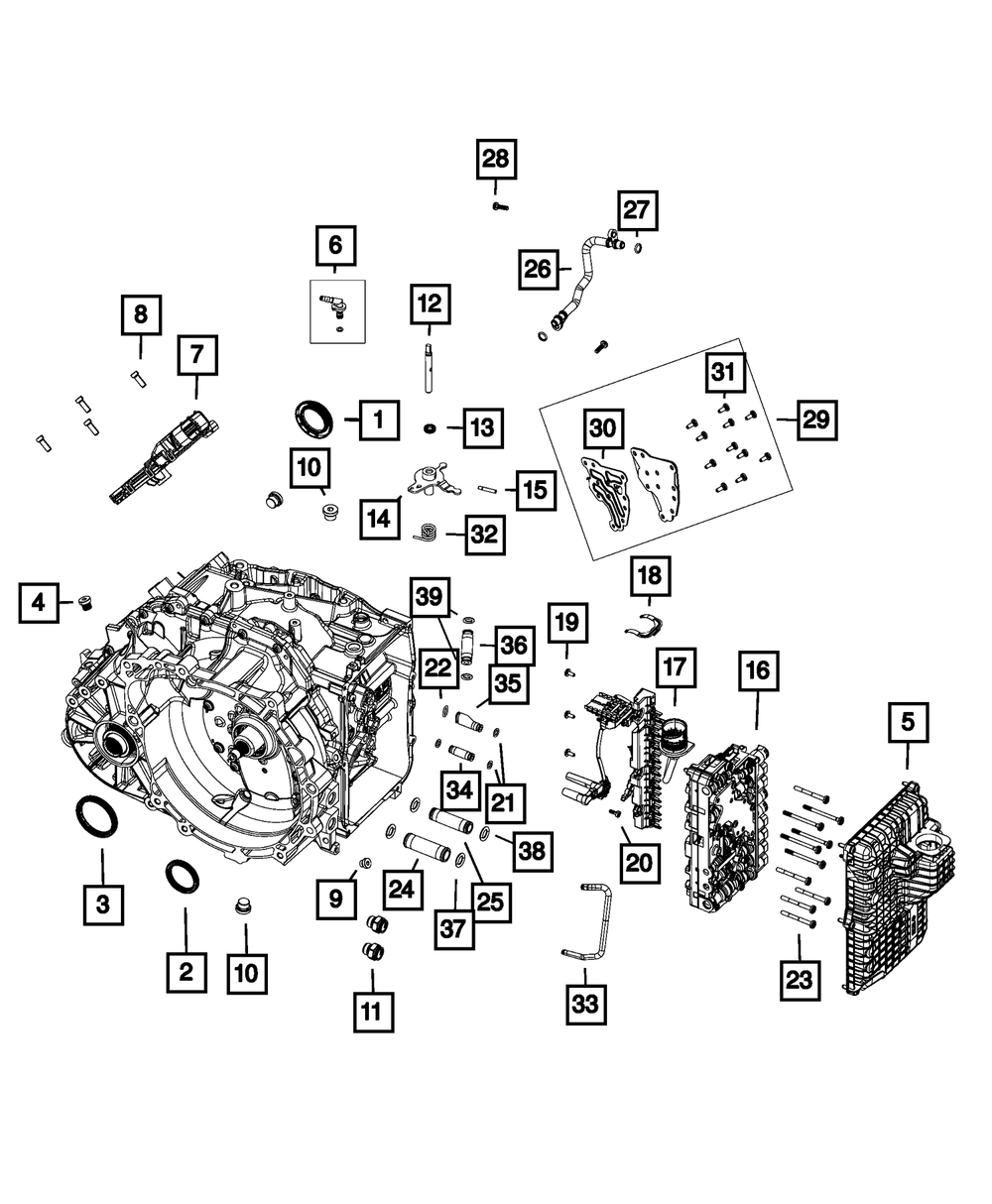Transmission Control Module - Mopar (68294441AA)