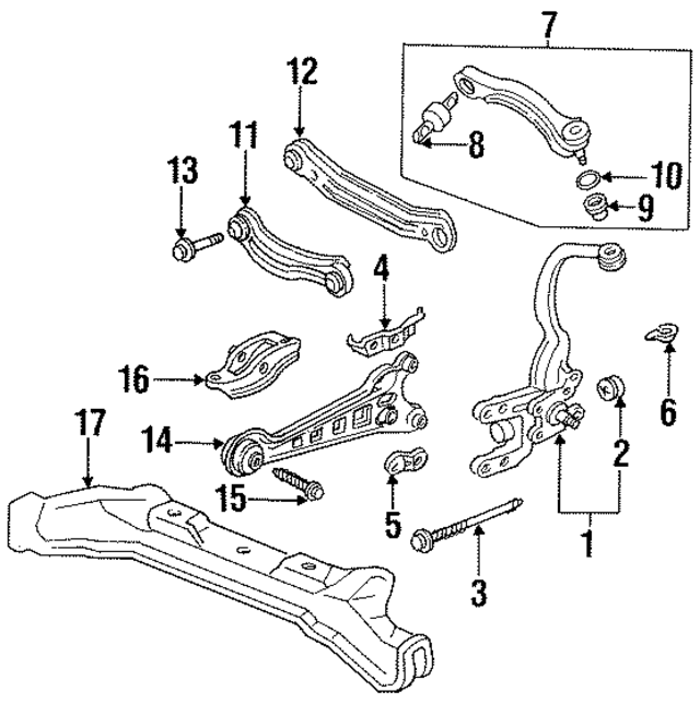 52676SV7A00 - : Suspension Trailing Arm Bracket for Honda Image
