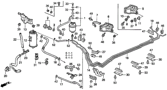 Fuel Pipe ('96-'97) for 1996 Honda Civic del Sol #0