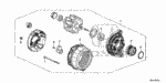 3110059B013RM - Engine: ALTERNATOR (RMD) (CORE ID 104211-3710) (DENSO) for Honda Image