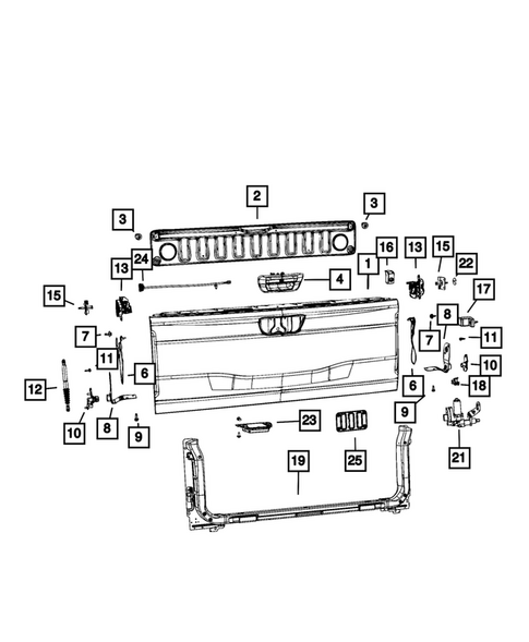 Pickup Box and Fuel Filler Door for 2026 Ram 1500 #2