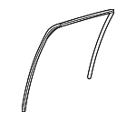 72735TX6A01 - Body: Run Channel for Acura Image