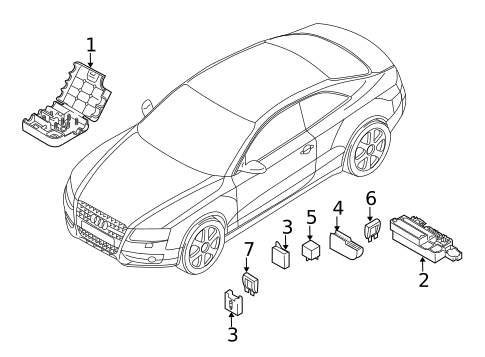 Fuse & Relay for 2013 Audi allroad #0