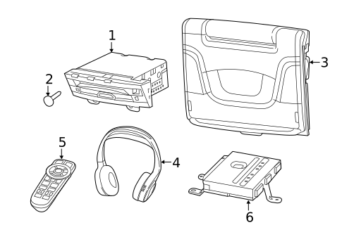 Entertainment System Components for 2017 Chrysler Pacifica #0