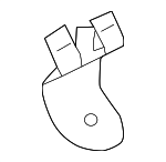 17127589739 - Cooling System: Coolant Hose Bracket for BMW Image