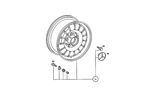 1084002202 - : Wheel for Mercedes-Benz Image