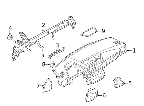 Instrument Panel for 2014 BMW X1 #0