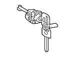 6905260282 - Body: Cylinder &amp; Keys for Toyota Image