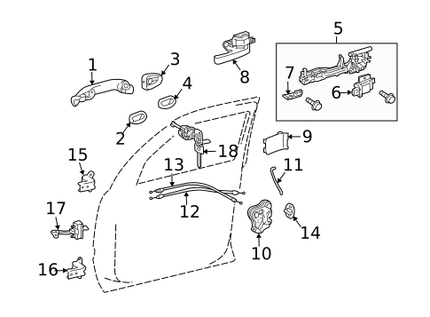 Front Door for 2013 Toyota Land Cruiser #2