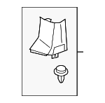 LR052053 - Body: Rear Pillar Trim for Land Rover: LR4 Image