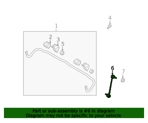 2010-2013 Kia Soul Stabilizer Link 54840 2K000 | OEM Parts Online