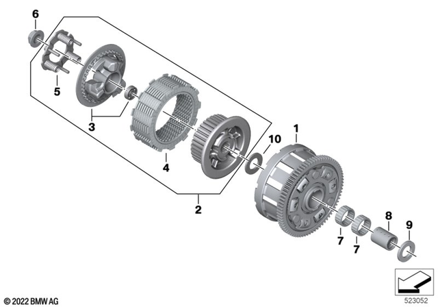 21211541034 - : Set Disc Set for BMW-Motorrad Image