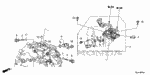 24400R3T010 - Transmission - Manual: LEVER ASSY., CHANGE (6MT) for Honda Image