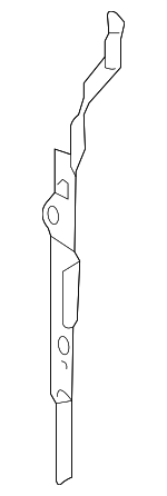 8K0809076A - Body: Rear Bracket for Audi: A4, A4 Quattro, allroad, S4 Image