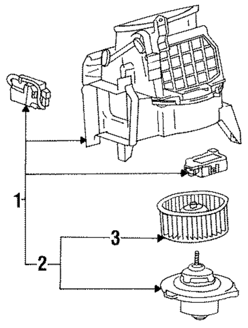 Blower Motor & Fan for 1993 Toyota Celica #0
