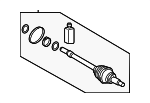 495A2XA000 - Suspension: Outer Joint for Kia Image